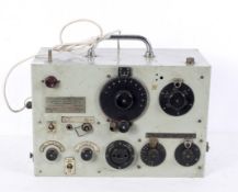 A WWII Admiralty Pattern Wavemeter G73, fitted with crystal calibrators G42,
