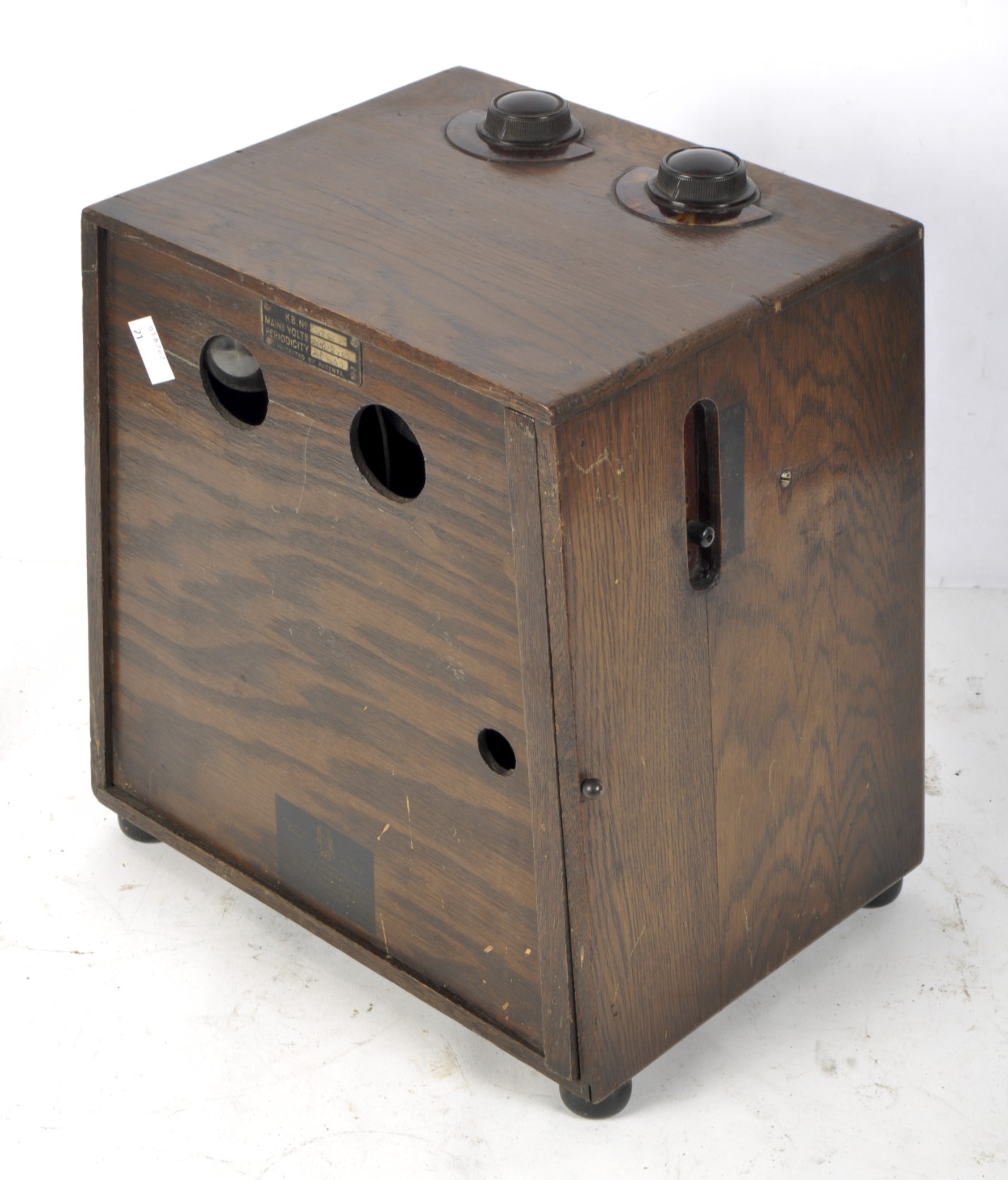 An early 20th century Kolster Brandes Ltd (KB) radio receiver, No 253 'Pup', - Image 3 of 5