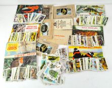 Seven Tea cards and Book sets or albums, featuring African wildlife, Asian wildlife,