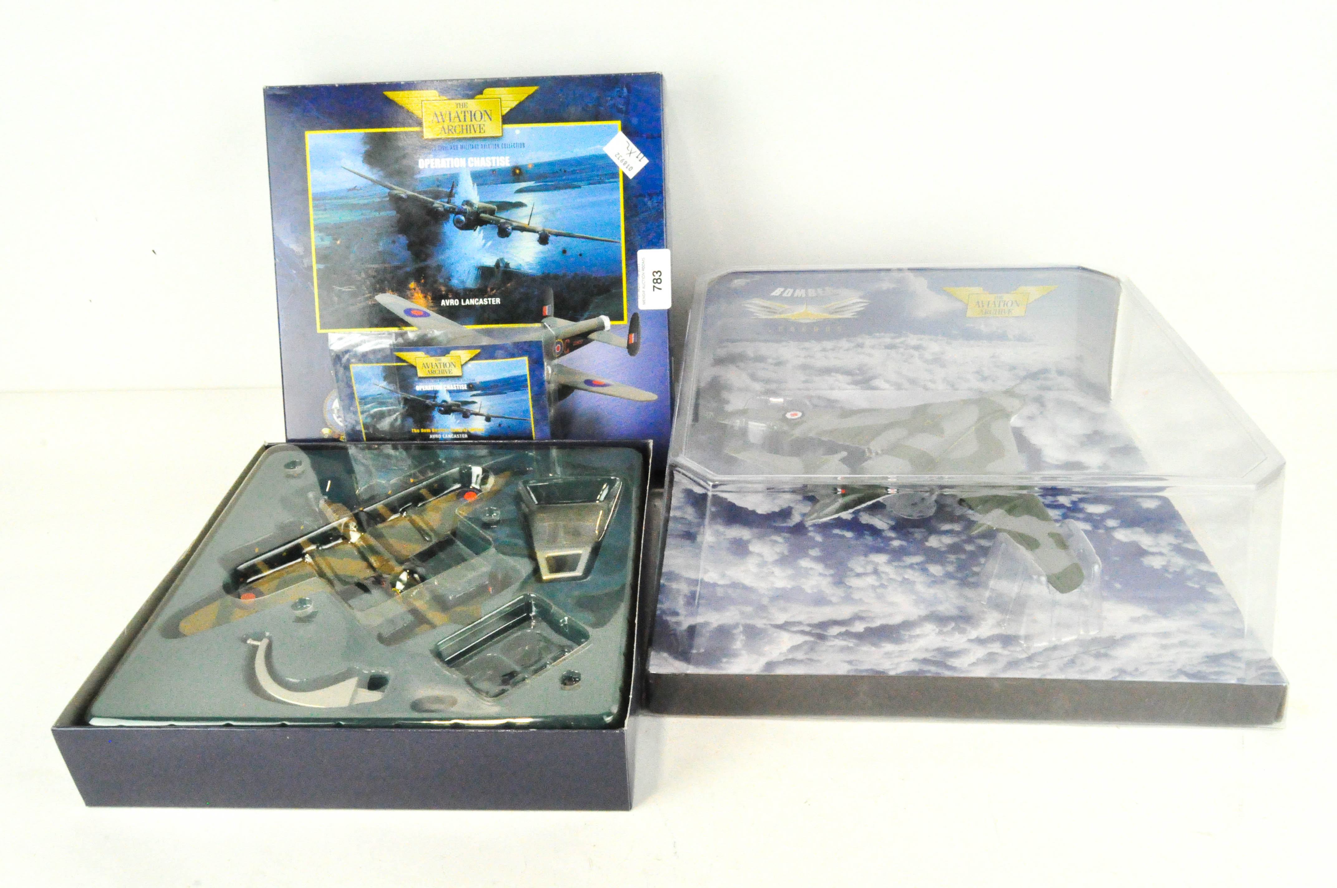 Corgi 'The Aviation Archive', Dambusters Special Edition; with a Corgi 'Bomber Legends' plane