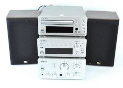 A selection of HI-FI equipment, including TEAC integrated stereo amplifier A-H300 mkII,