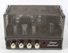 A 1960's Linear Conchord amplifier, 30 ohms, four dials to the front, within a metal case,