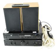 A selection of Cambridge Audio related equipment, including D100 CD player, A1 integrated amplifier,