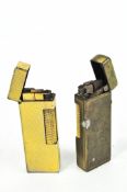 Two vintage Dunhill lighters,