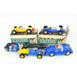 A collection of Scalextric cars to include BRM C/72 (boxed), Porsche c/73 (boxed); Porsche C/61,