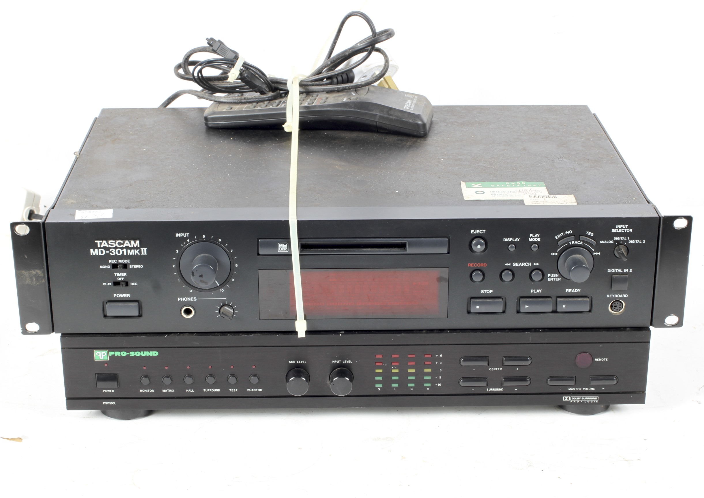 A Tascam MD-301 Mk II, serial no. 0170576,