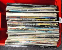 A large collection of vintage vinyl, to include War of the Worlds,