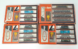 Four Lima OO gauge train sets,