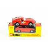 Corgi Toys no. 378 MGC G.T. Competition Model together with a 396 Datsun 240 Z