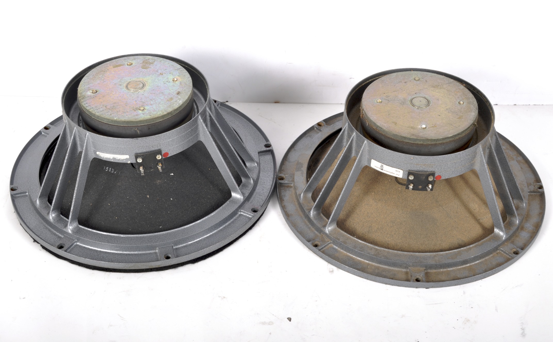 Two Goodman loudspeakers, each 15 inch, one bearing label for P/O 12689 39, - Image 3 of 3