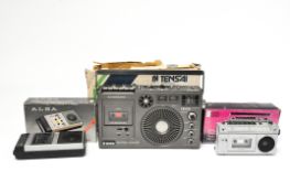 A vintage Tensai radio cassette recorder, model RCR332, 42cm wide,