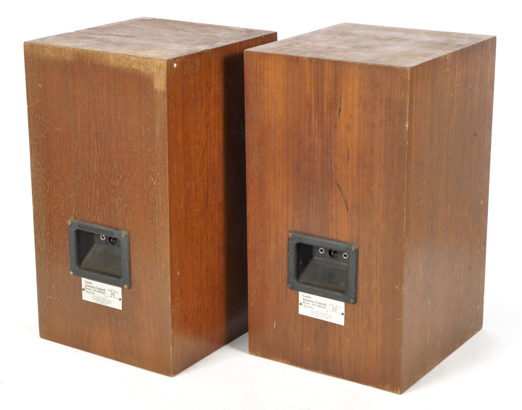 A pair of Castle acoustics limited Richmond speakers, mahogany cased, 25 watts power handling, - Image 2 of 2