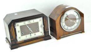 Two 20th Century mantle clocks,