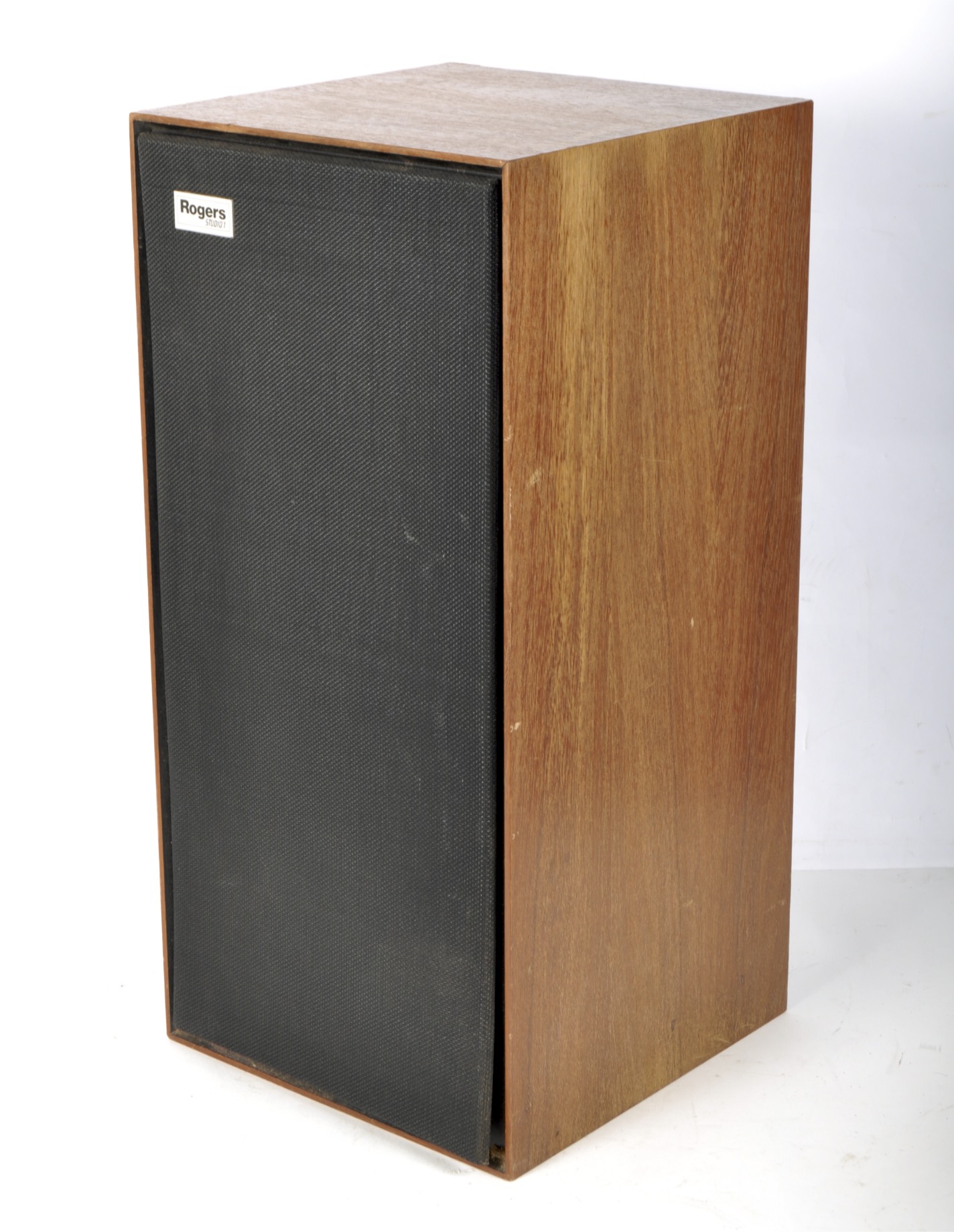 A Roger's Studio 1 speaker, serial no. ST028B, 8 ohms.