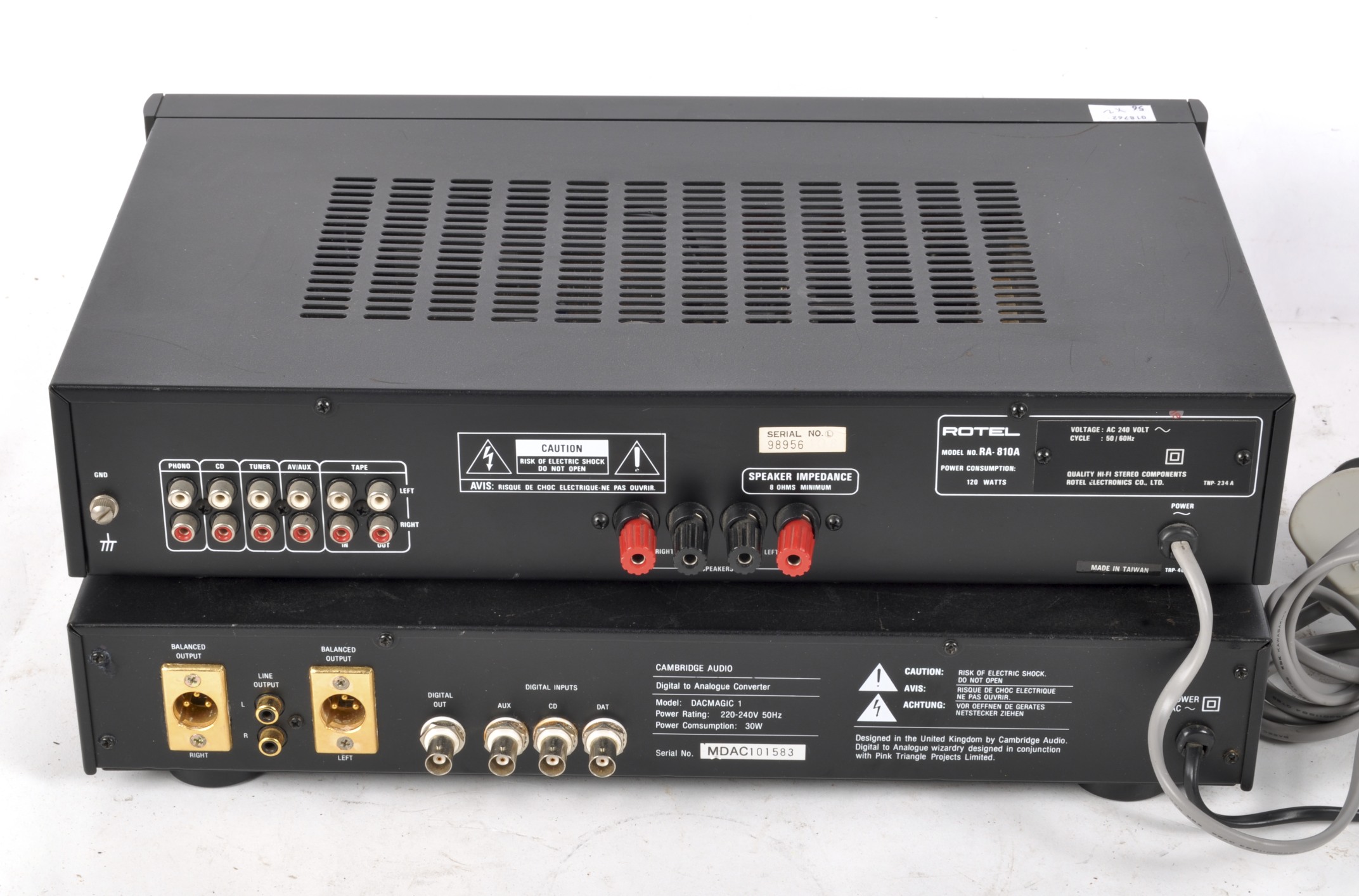 A Cambridge Audio analogue converter DACMAGIC 1, serial number MDAC101583, - Image 2 of 2