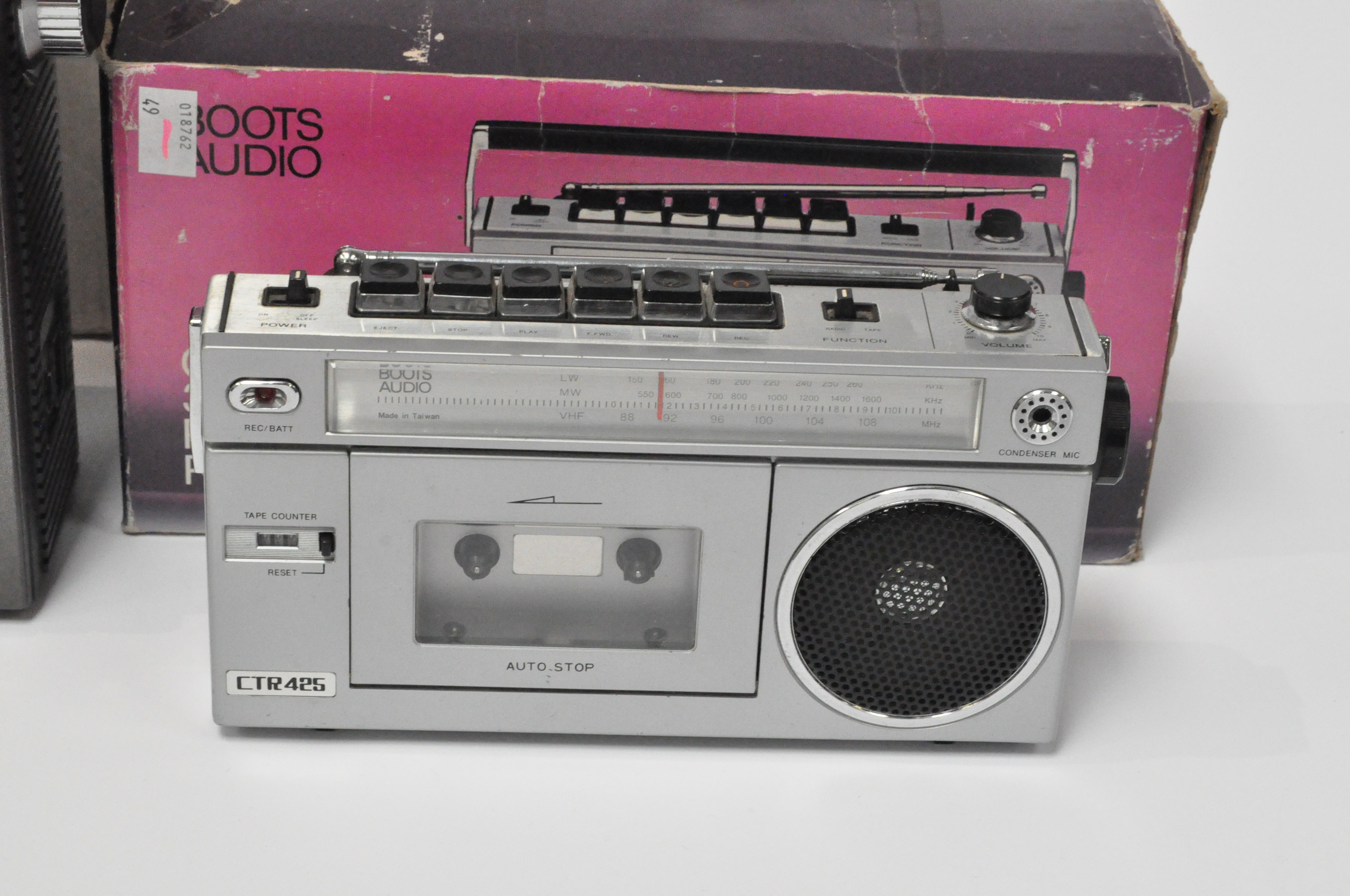 A vintage Tensai radio cassette recorder, model RCR332, 42cm wide, - Image 6 of 6