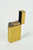 A S T Dupont lighter, in gilt metal, PE2C11,