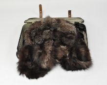 A mid century fur stole,