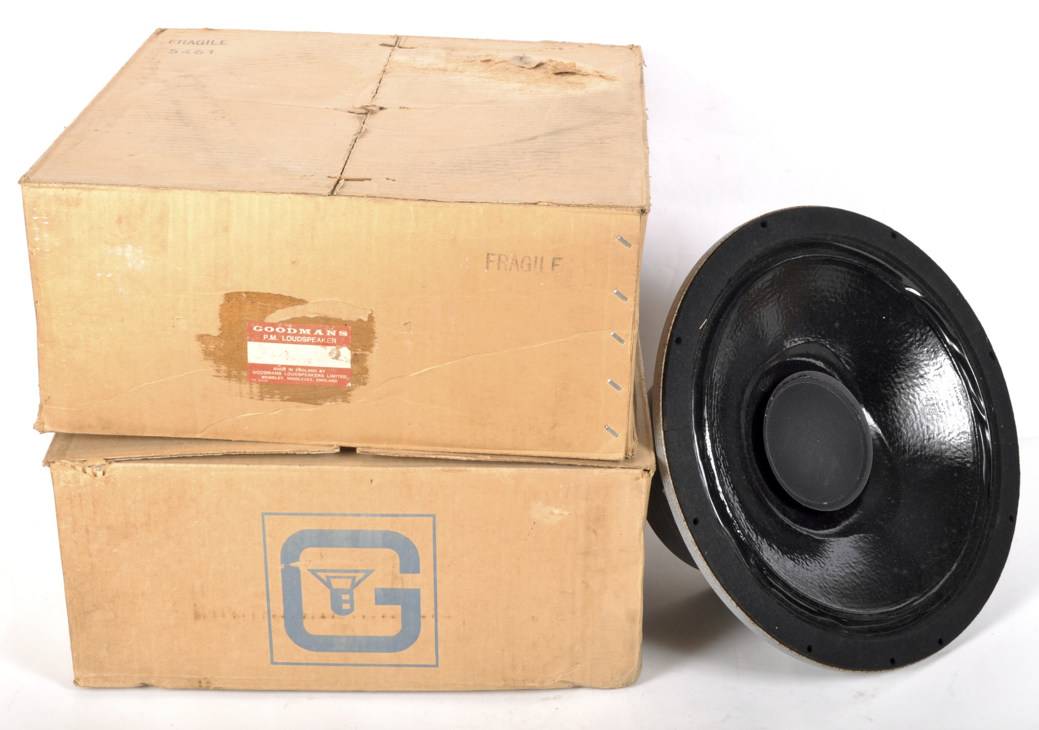 Two Goodman loudspeakers, both 6 ohms, one ref 12689, 70146, the other ref 3524, 70411, - Image 4 of 4