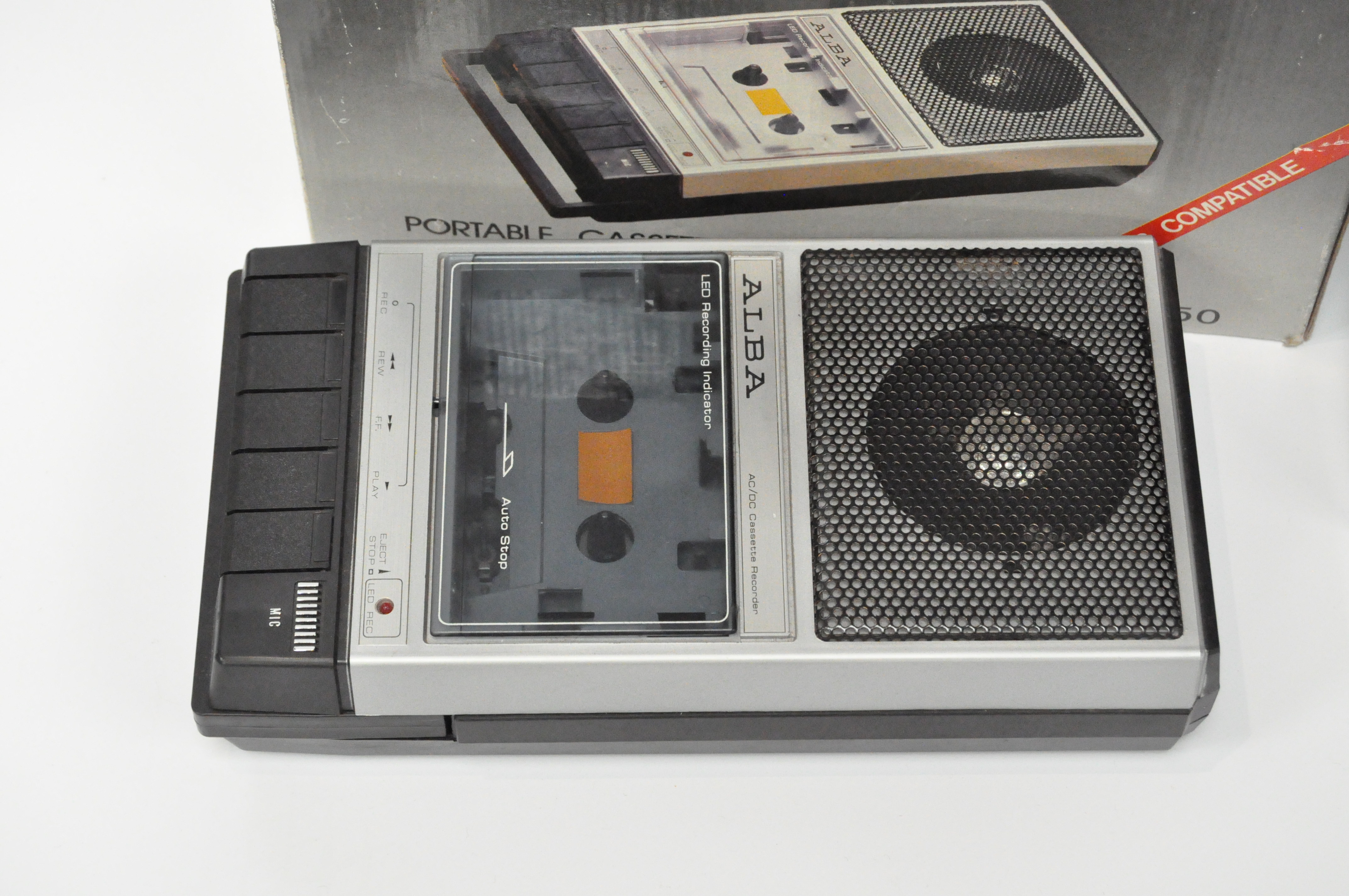 A vintage Tensai radio cassette recorder, model RCR332, 42cm wide, - Image 4 of 6