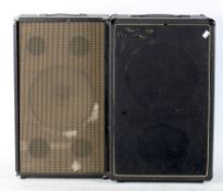 A Goodmans of England Dallas speaker and another, each in portable black cases,