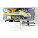 A Hornby railways 'Eurostar' electric train set,