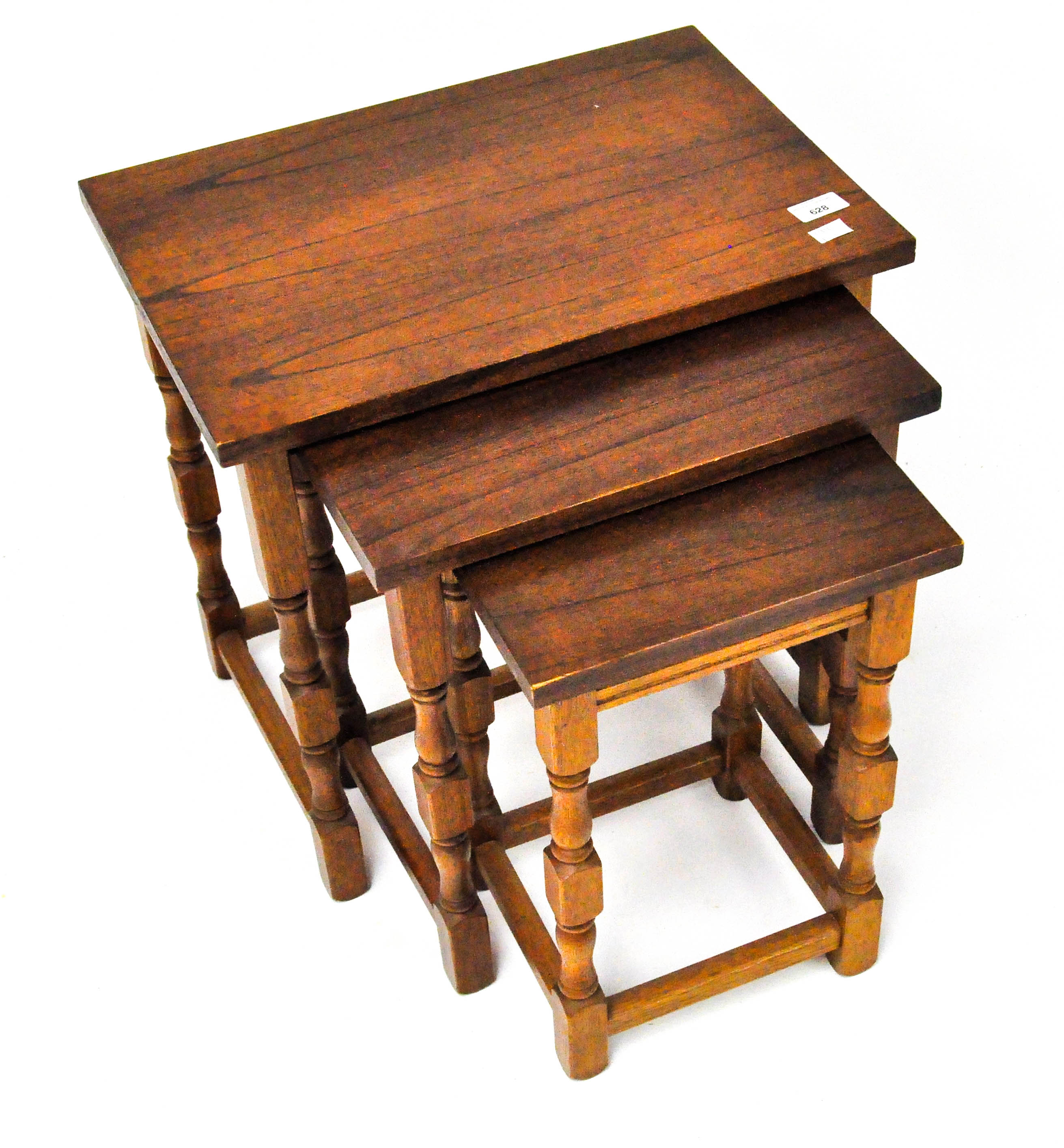 A 20th century nest of tables,