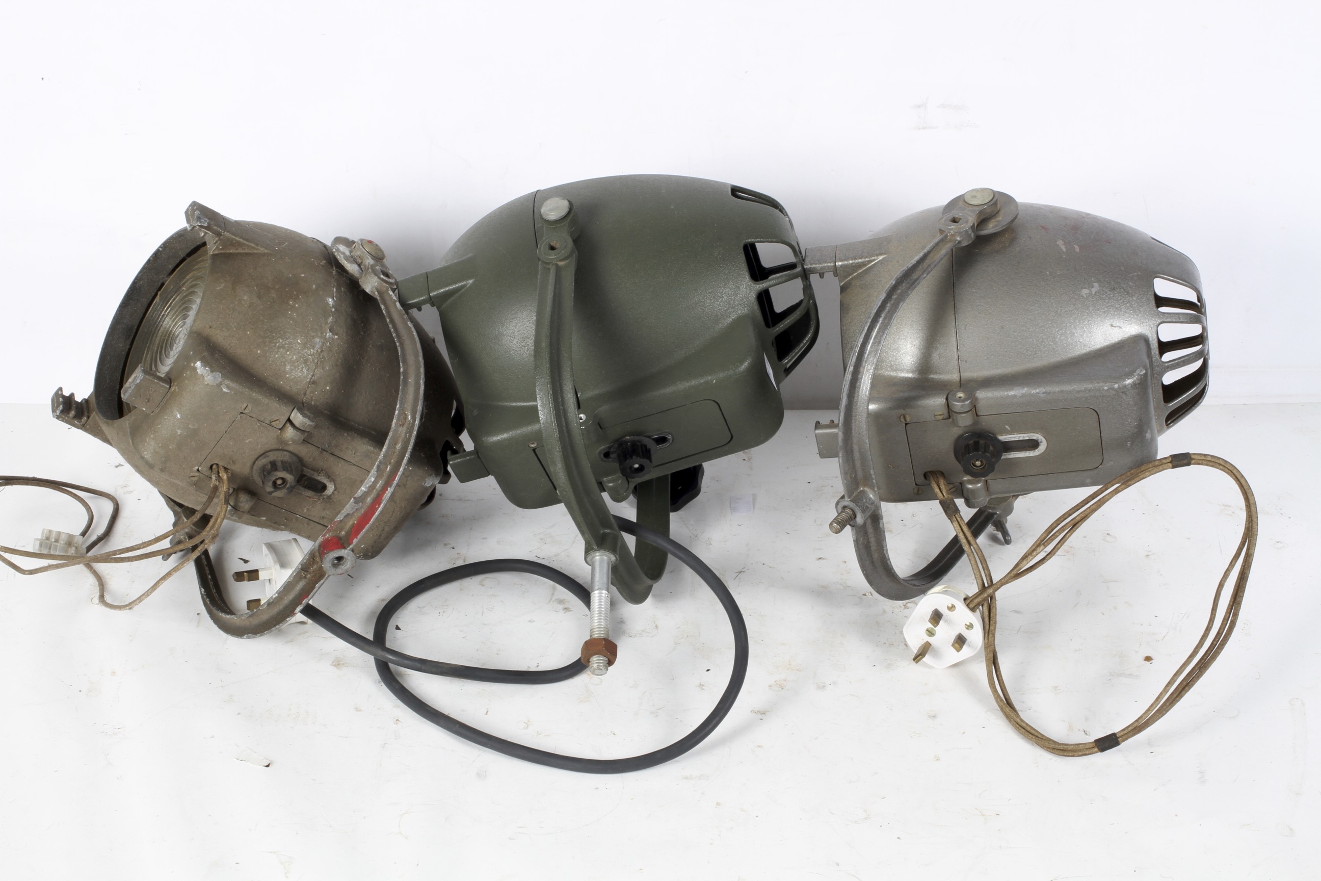 Three vintage Strand electric stage lights, - Image 2 of 2