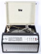 A Dansett radio fitted with a Monarch record player, circa 1960s,