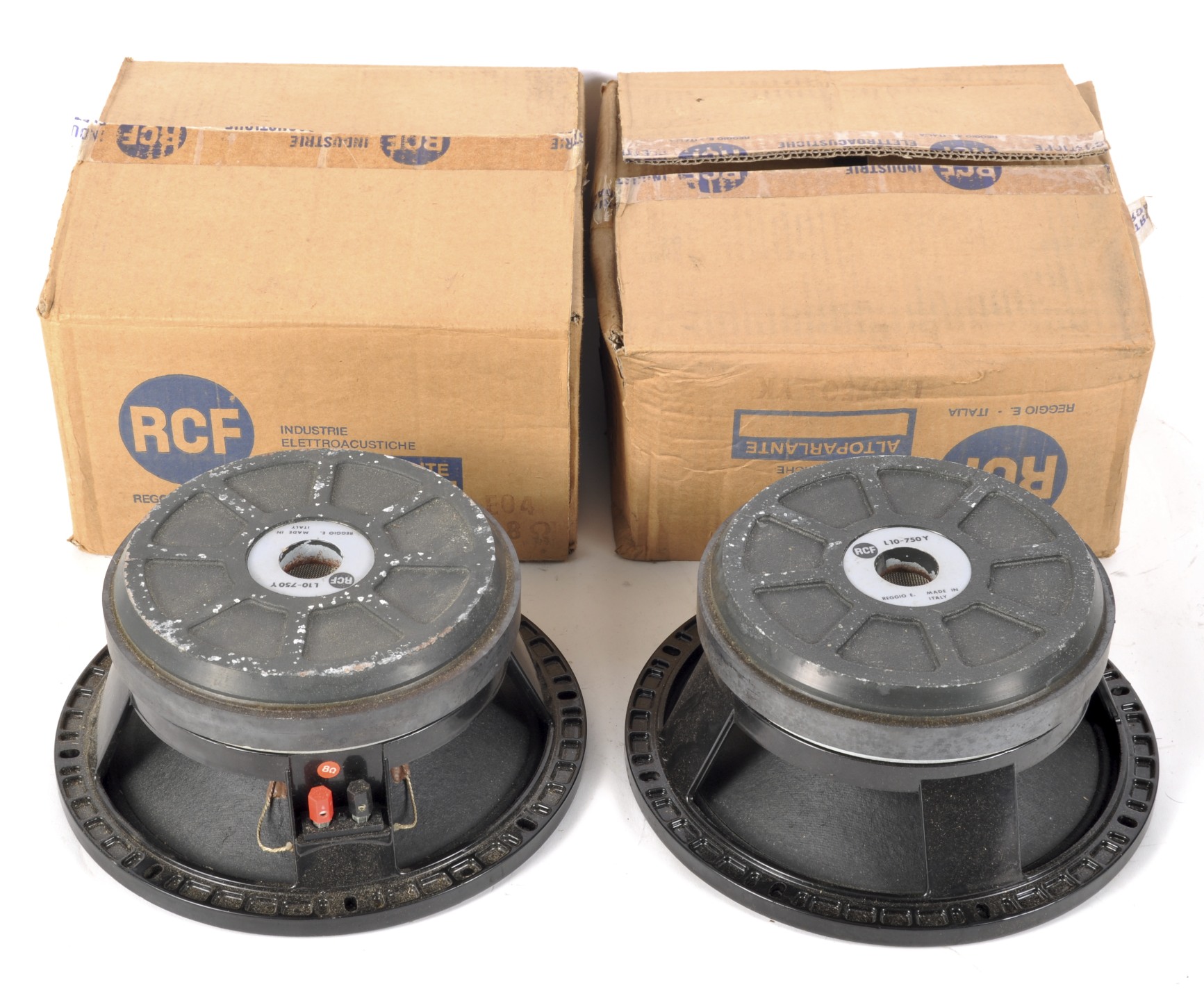 A pair of RCF speakers, model no. L10-750 Y, 26cm diameter - Image 2 of 3