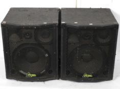 A pair of Delta speakers,