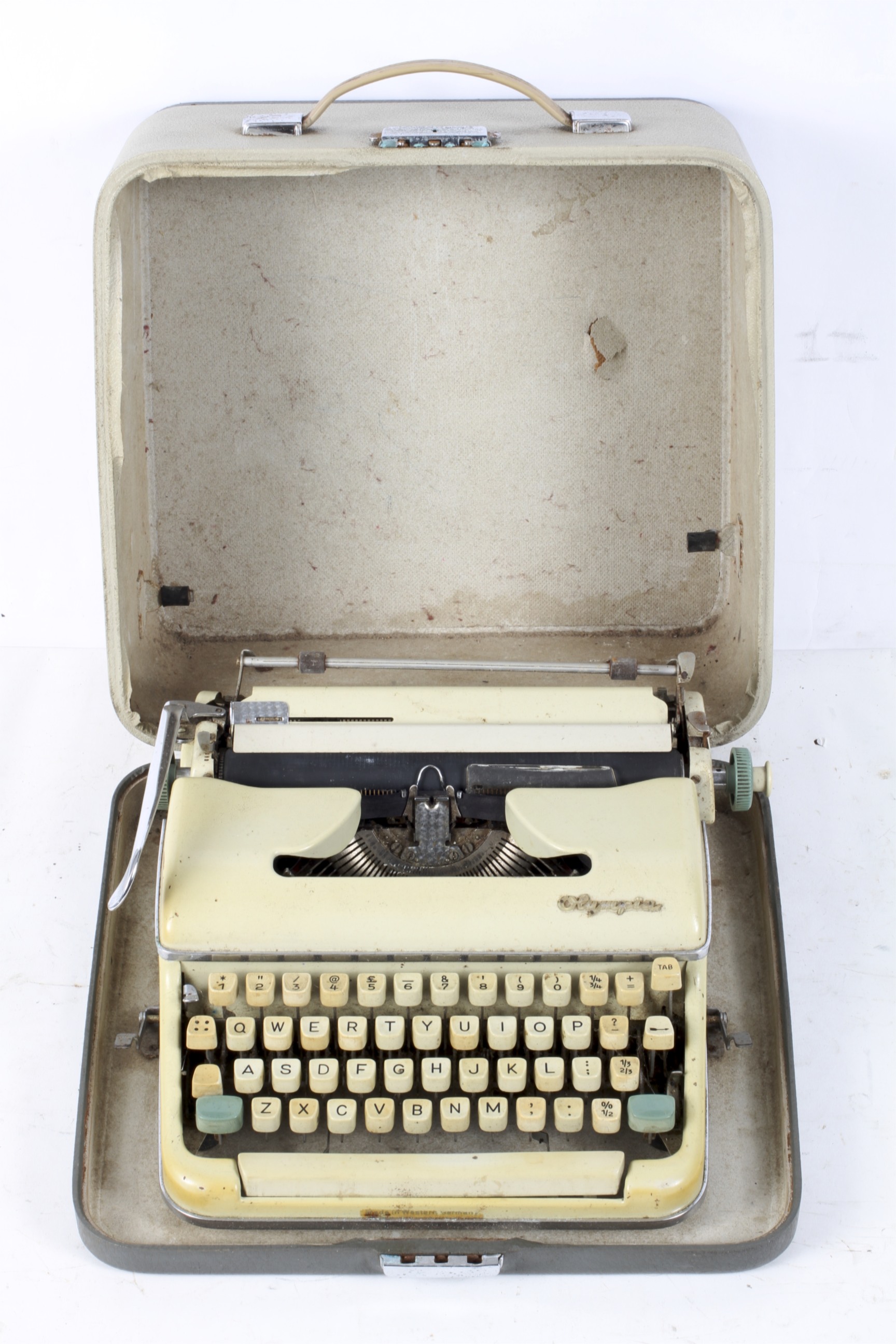 A Remington Rand typewriter, together with three others including an Olympia, - Image 5 of 5