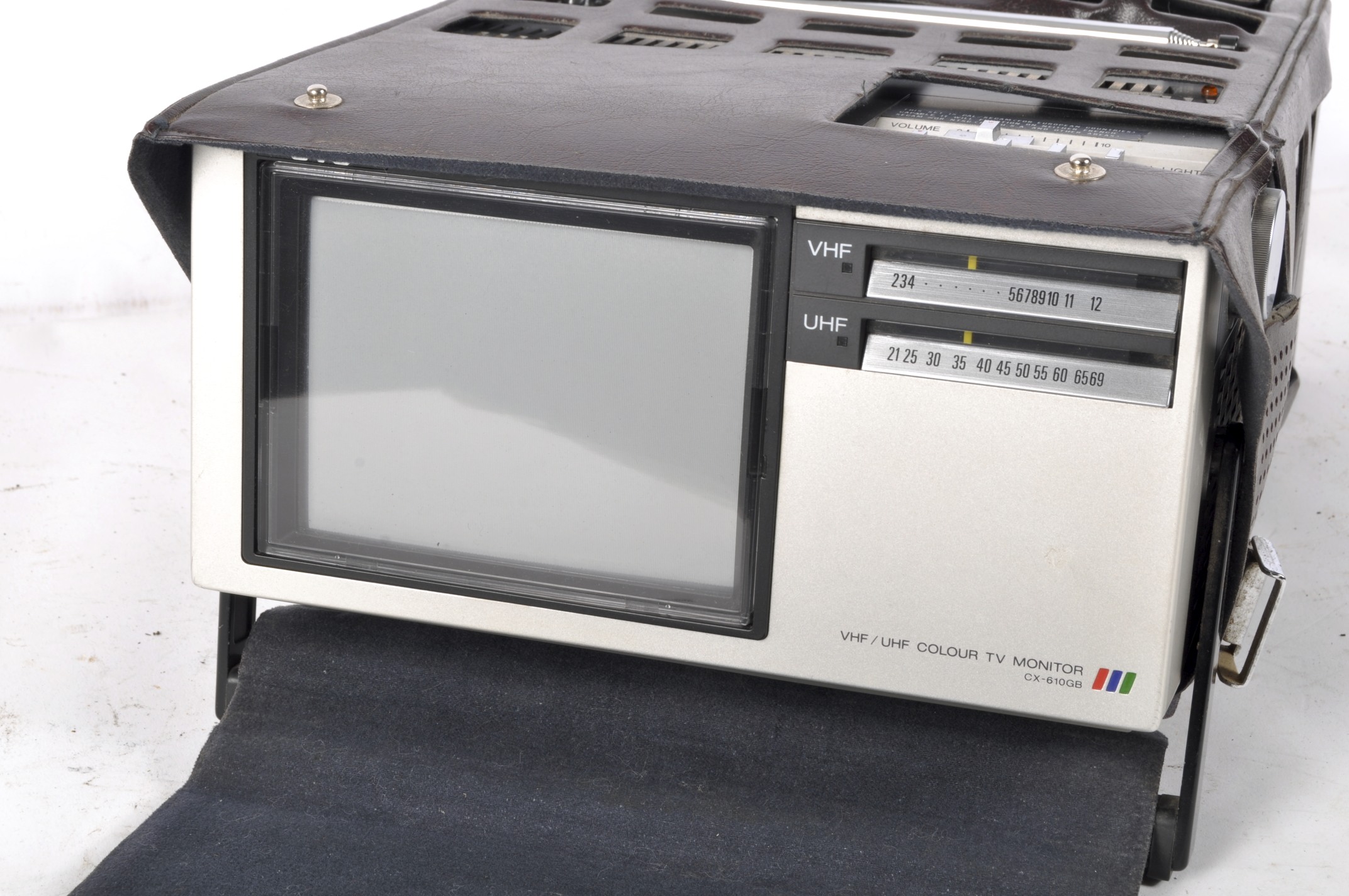 A TV Portable UHF VHF Colour TV Monitor, JVC CX-610GB, - Image 2 of 4