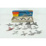 A collection of pre and post war Dinky aircraft, including a P.IB Lightning, Light aircraft