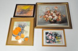 A group of 20th century pictures including an oil on canvas signed Stemple,