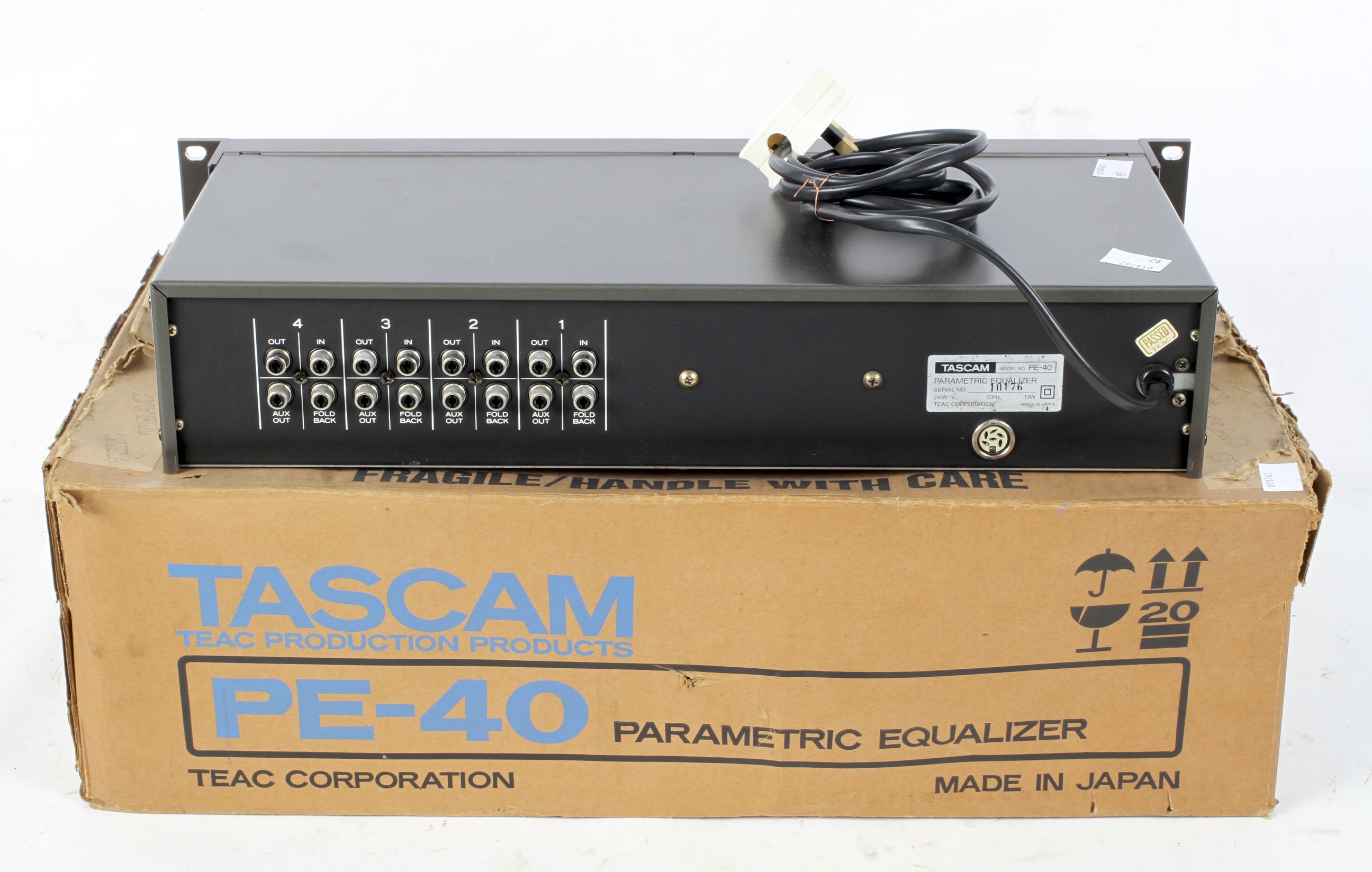 A Tascam Parametric Equalizer PE-40, - Image 2 of 2