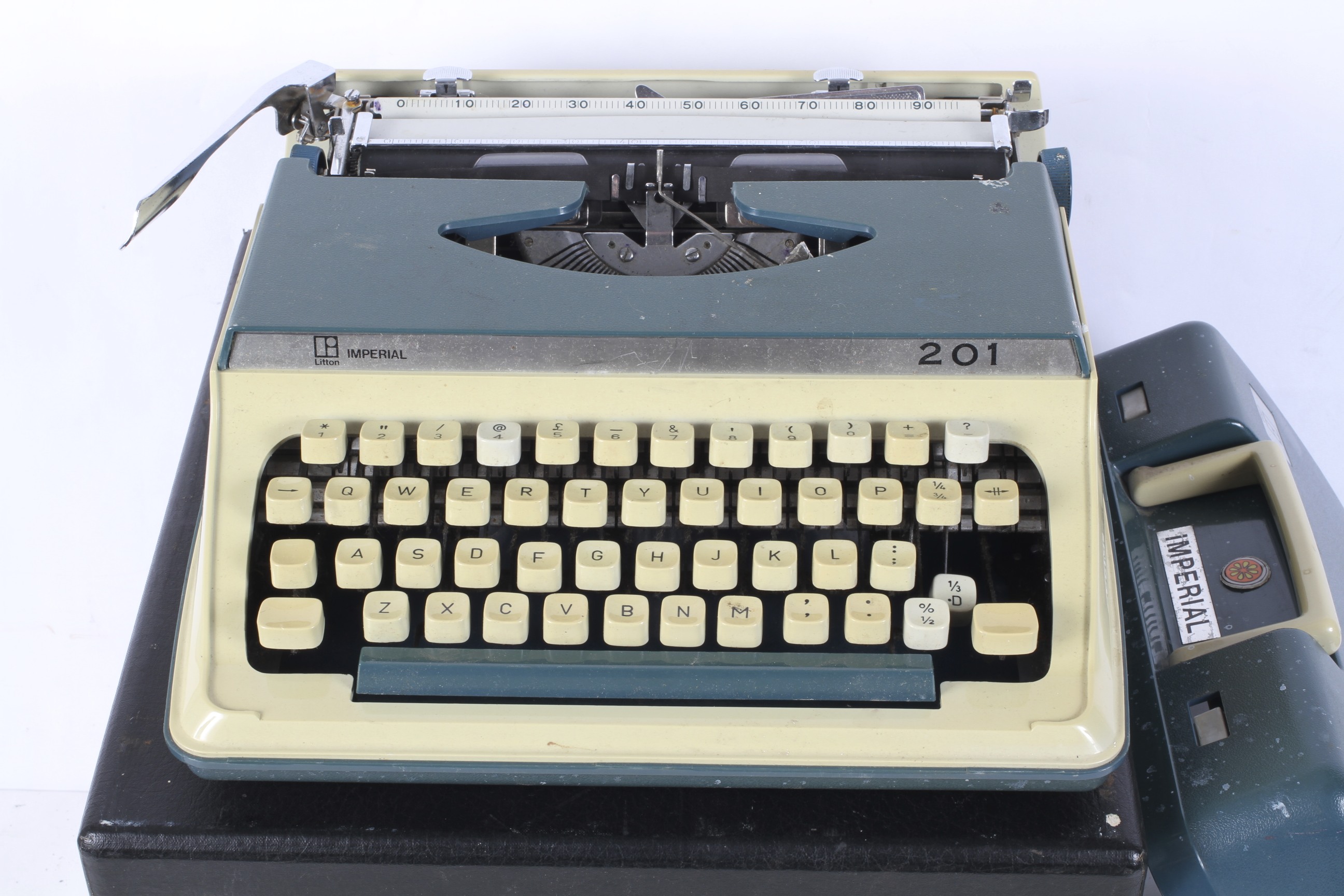 A Remington Rand typewriter, together with three others including an Olympia, - Image 3 of 5