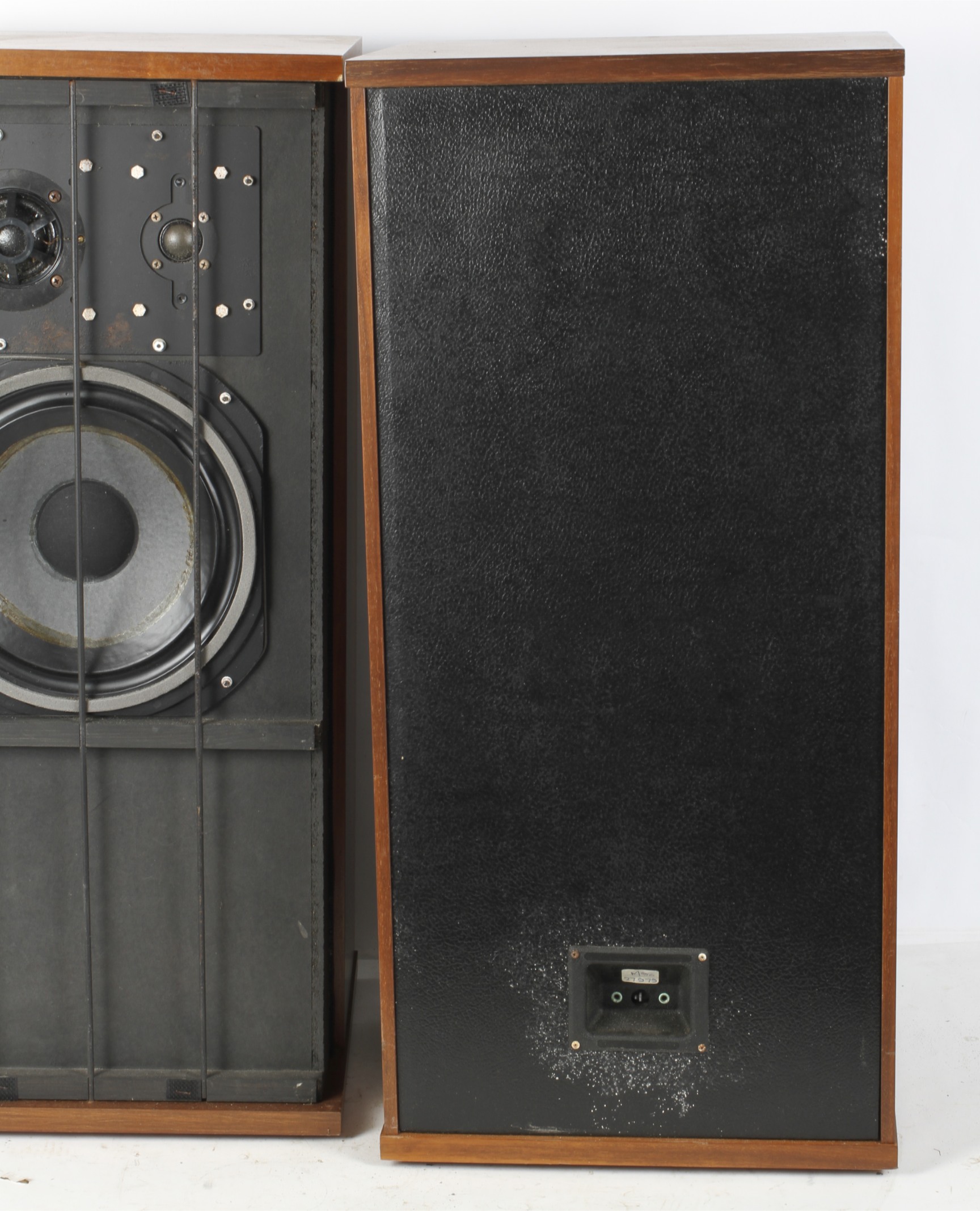 A pair of vintage Radford speakers, within wooden frames, - Image 2 of 2