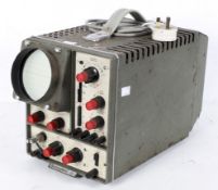 A portable 'vintage Telequipment amp Type J', marked 'Oscilloscope Type S34',
