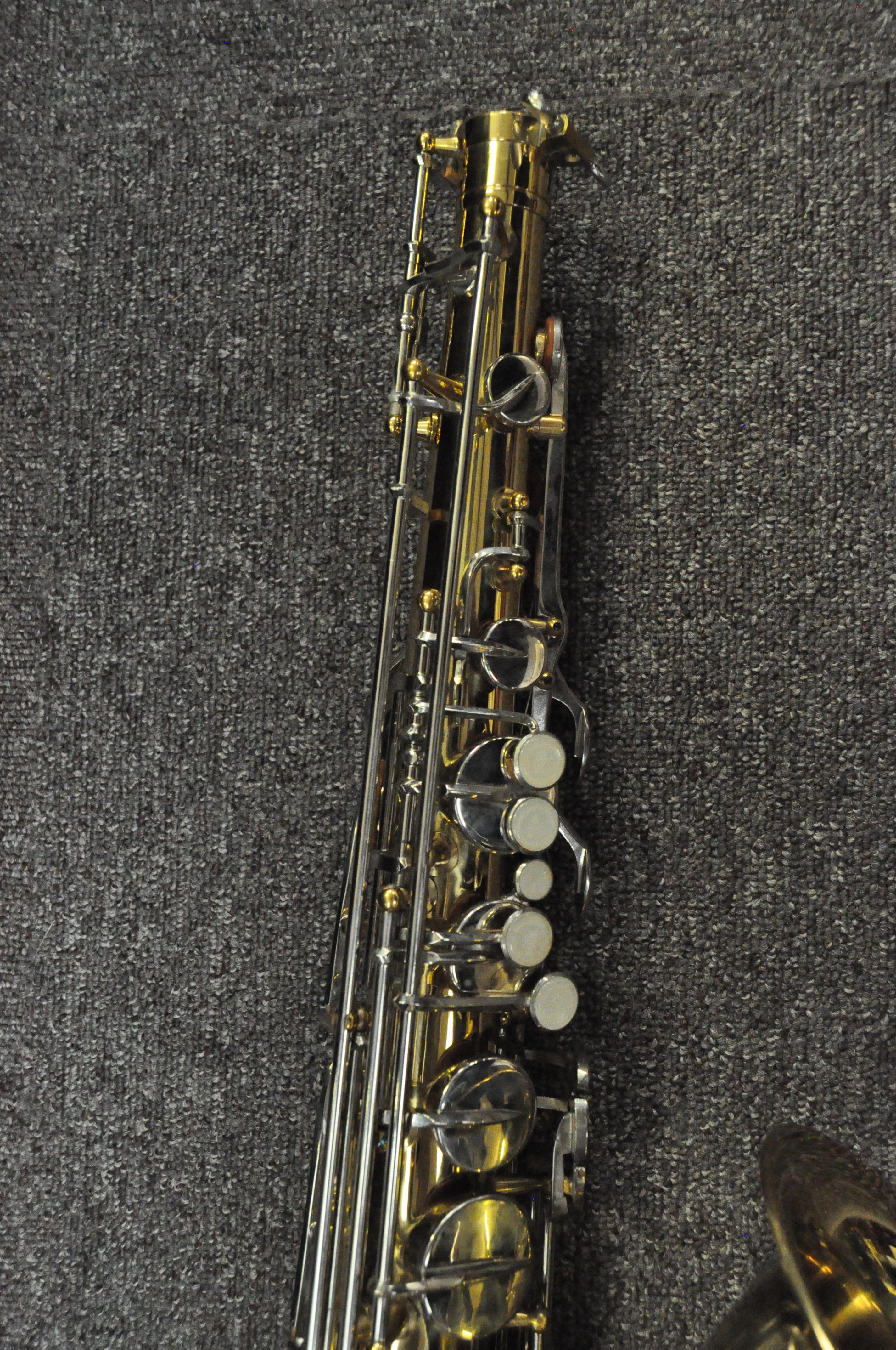 A vintage saxophone in fitted travelling case, - Image 8 of 12