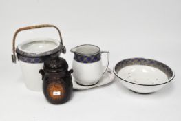 A selection of assorted ceramics, to include a wash bowl and basin,