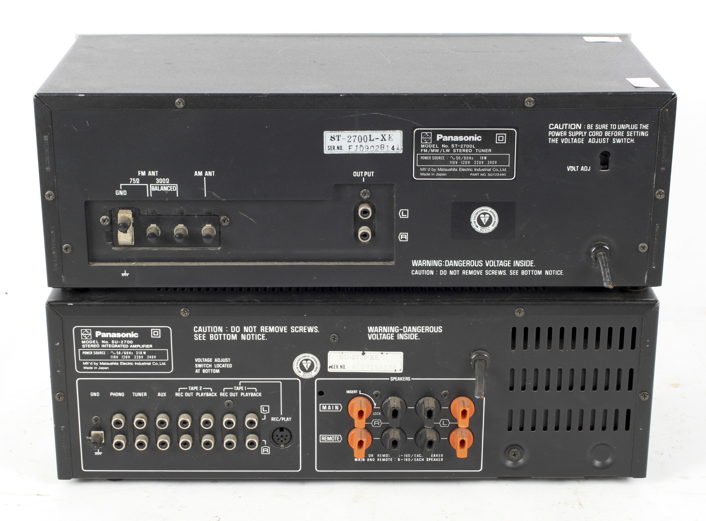 A Panasonic Stereo Tuner ST-2700L, - Image 2 of 2