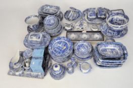 An extensive collection of Spode blue and white 'Italian' pattern table ware