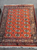 Machine made Tekke Turkoman style rug,