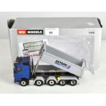 A WSI Models model No. 04-1181 WSI Premium Line VOLVO FH4 Sleeper Cab 10x4 and Tipper Truck