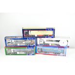 Five Corgi 1:50 scale model vehicles,