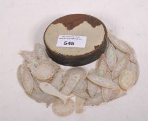 A collection of Chinese mother of pearl gaming counters,