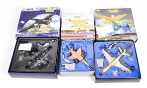 Three Corgi Aviation Archive 1:72 scale model planes