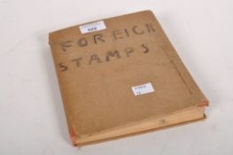 A 'Mercur' Postage stamp album First Edition,