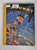 A 'Rocket' stamp album, containing stamps of various designs,